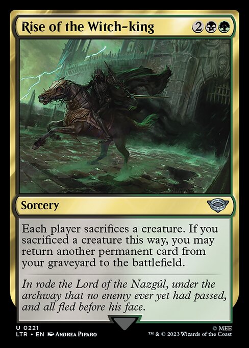 MTG Rise of the Witch-king LTR 221 Regular Foil