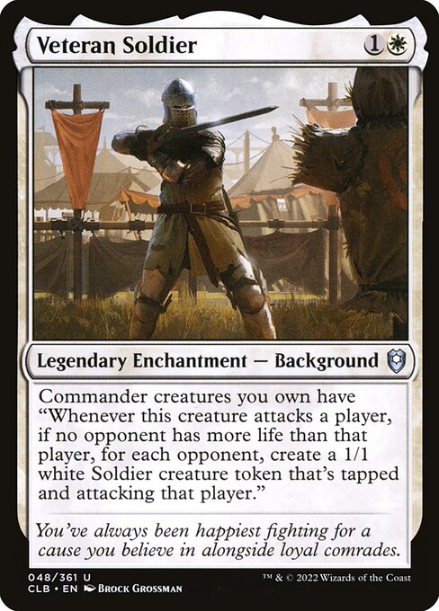 MTG Veteran Soldier CLB 048 Regular Nonfoil