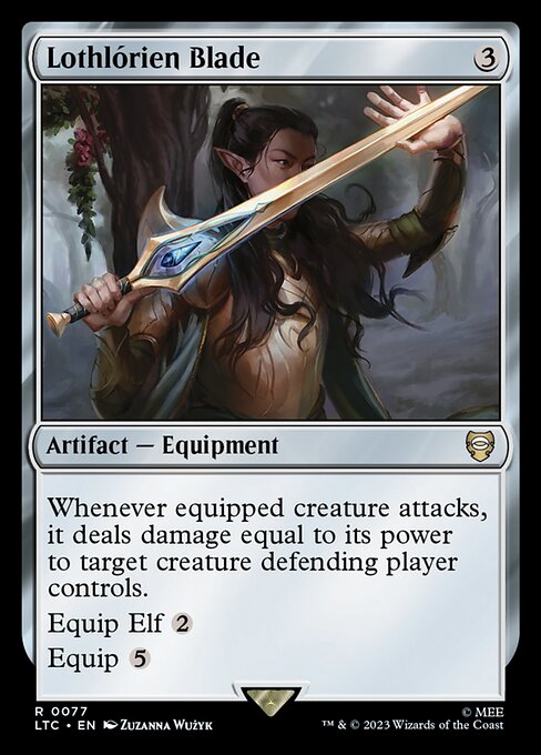 MTG Lothlórien Blade LTC 077 Regular Nonfoil