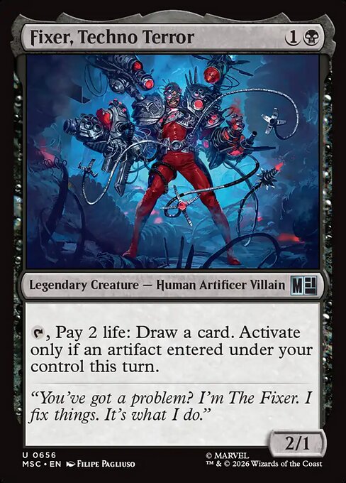 MTG Fixer, Techno Terror MSC 656 Regular Nonfoil