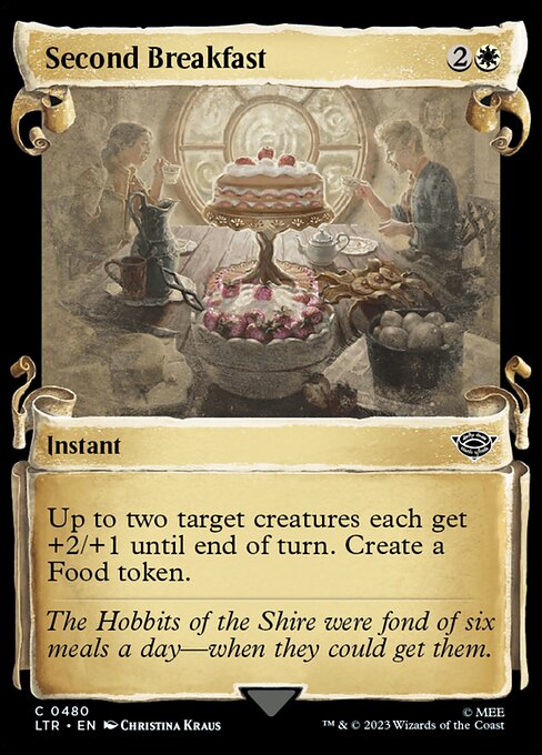 MTG Second Breakfast LTR 480 Showcase Scrolls of Middle-earth Nonfoil
