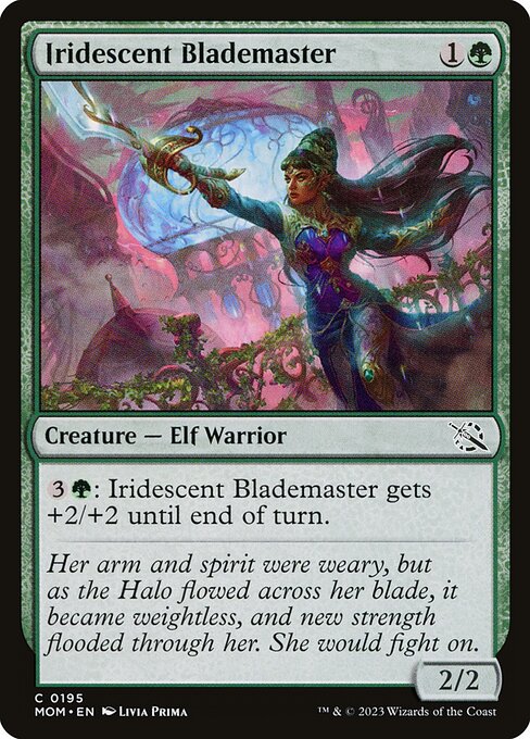 MTG Iridescent Blademaster MOM 195 Regular Nonfoil