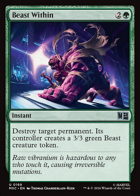 MTG Beast Within MSC 169 Regular Surge Foil