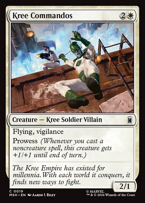 MTG Kree Commandos MSH 019 Regular Nonfoil