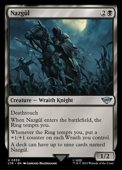 MTG Nazgûl LTR 339 Nazgul Art Variant Foil