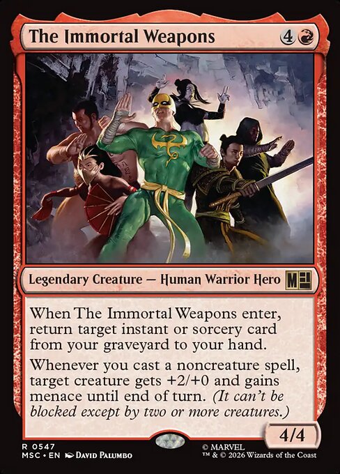 MTG The Immortal Weapons MSC 547 Regular Nonfoil