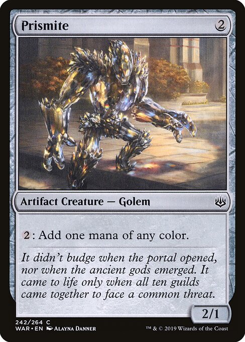 MTG Prismite WAR 242 Standard Foil front
