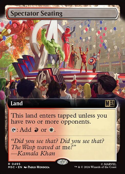MTG Spectator Seating MSC 495 Extended Art Nonfoil