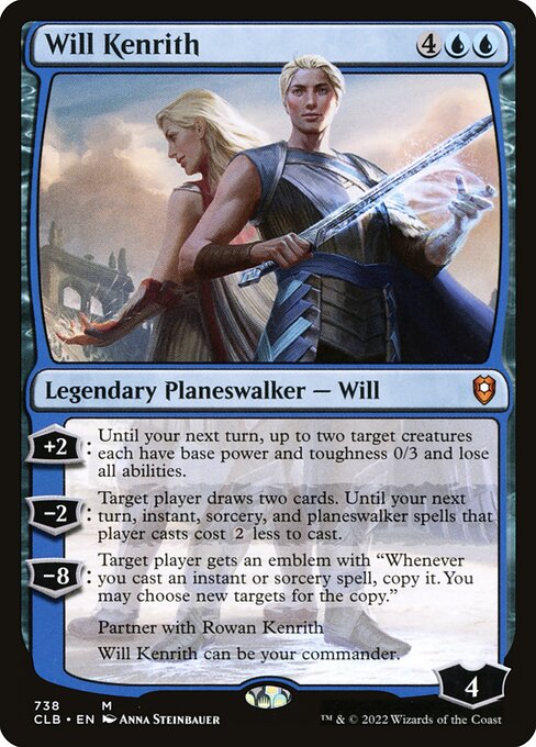 MTG Will Kenrith CLB 738 Commander Deck Nonfoil