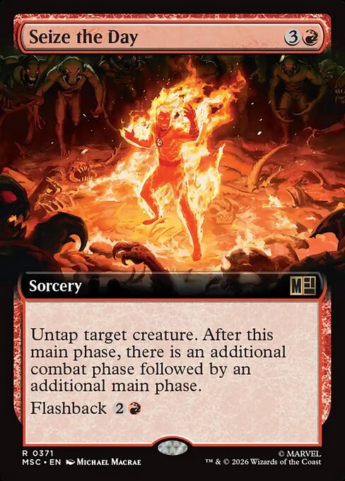 MTG Seize the Day MSC 371 Extended Art Nonfoil