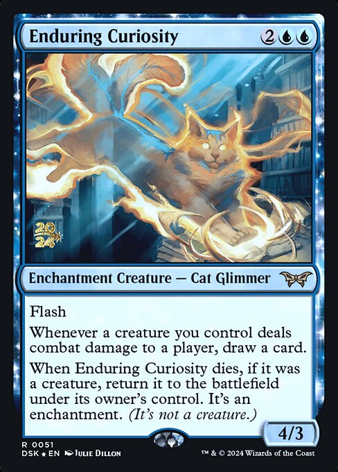 MTG Enduring Curiosity PDSK 051s Prerelease Foil