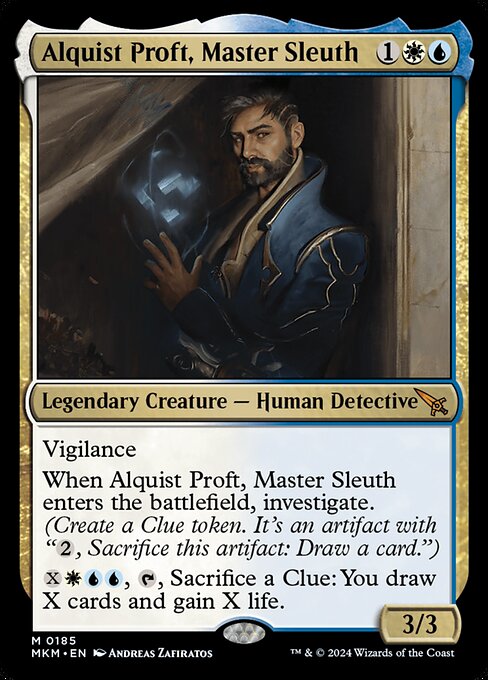 MTG Alquist Proft, Master Sleuth MKM 185 Regular Foil