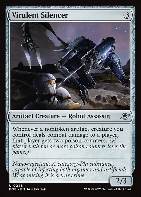 MTG Virulent Silencer EOE 248 Regular Foil