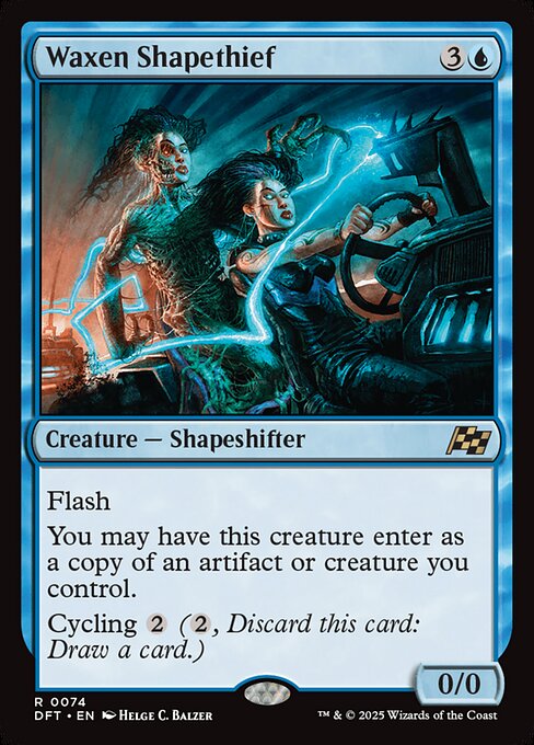 MTG Waxen Shapethief DFT 074 Regular Nonfoil