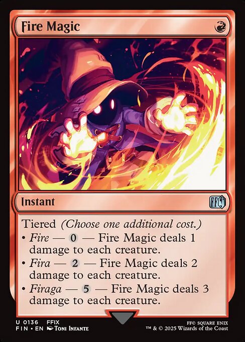 MTG Fire Magic FIN 136 Regular Foil