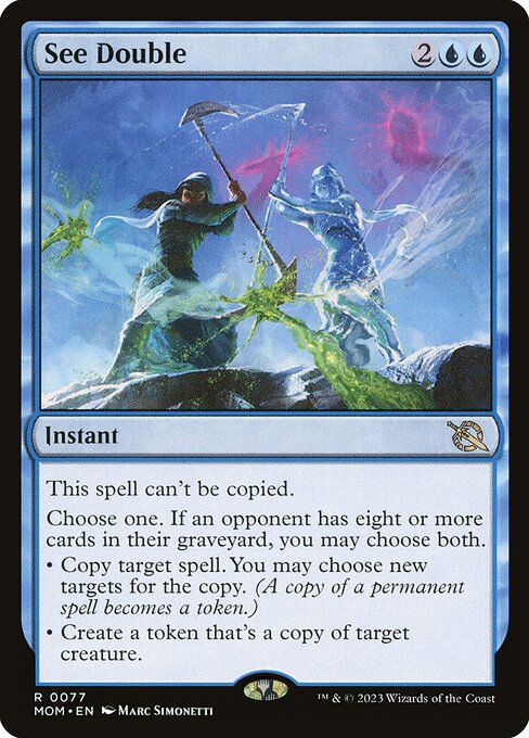 MTG See Double MOM 077 Regular Nonfoil