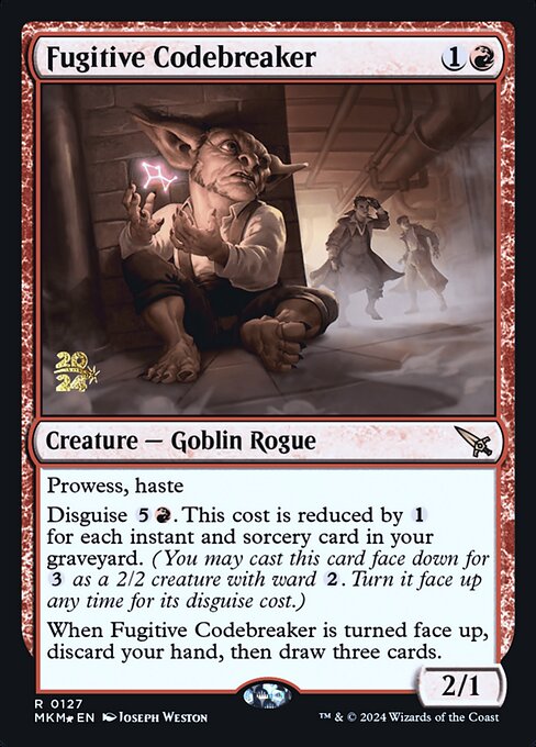 MTG Fugitive Codebreaker PMKM 127s Prerelease Foil