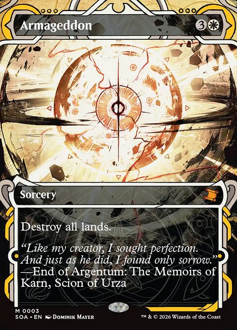 MTG Armageddon SOA 003 Mystical Archive Nonfoil