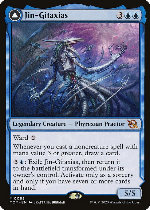 MTG Jin-Gitaxias // The Great Synthesis MOM 065 Regular Foil