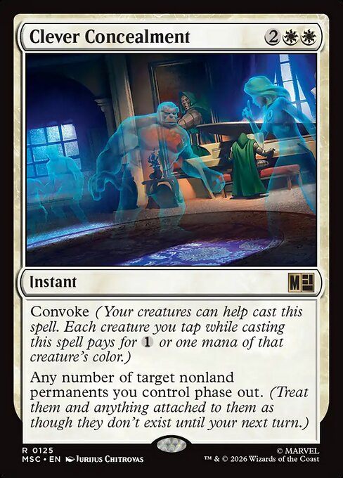 MTG Clever Concealment MSC 125 Regular Nonfoil