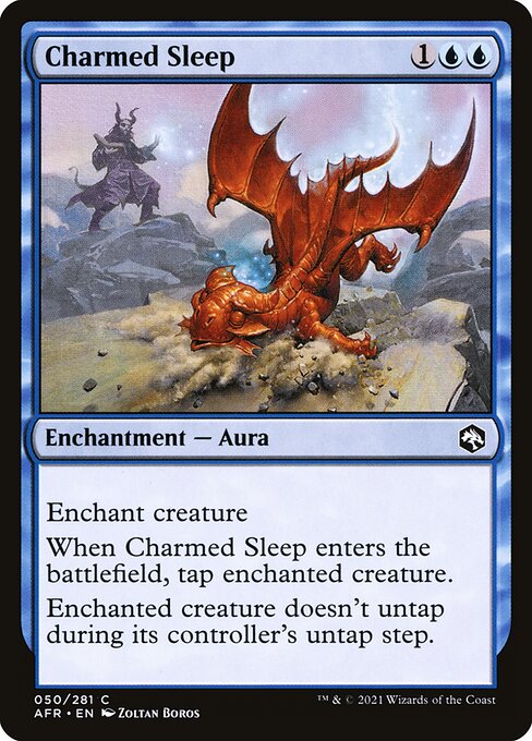 MTG Charmed Sleep AFR 050 Regular Foil