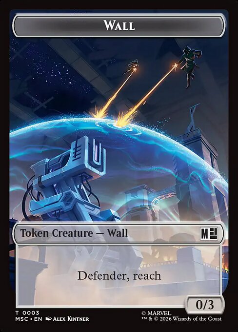 MTG Wall Token MSC 003 Token Foil
