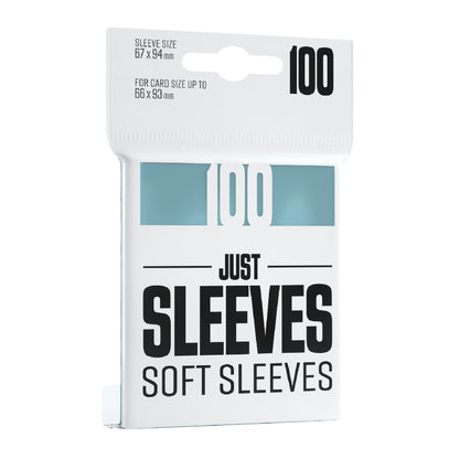 Gamegenic Just Sleeves Soft Sleeves (100 Sleeves Per Pack)