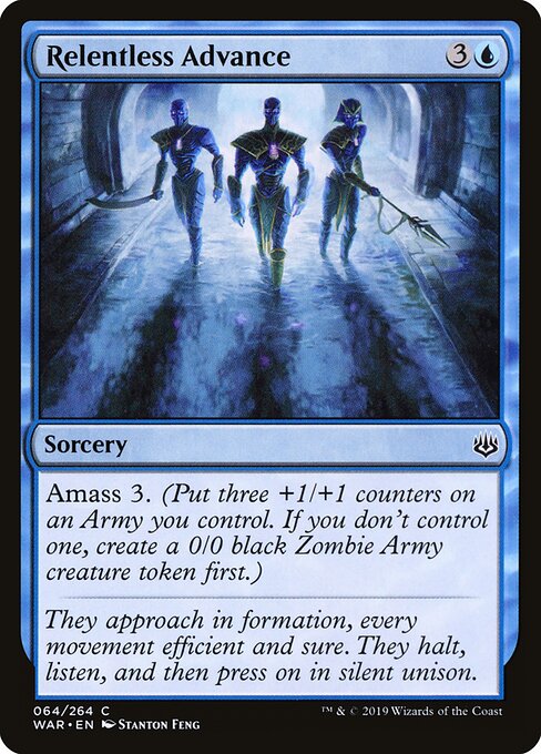 MTG Relentless Advance WAR 064 Standard Foil front