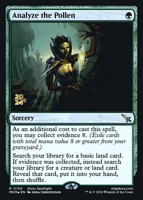 MTG Analyze the Pollen PMKM 150s Prerelease Foil