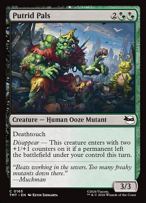 MTG Putrid Pals TMT 165 Regular Foil