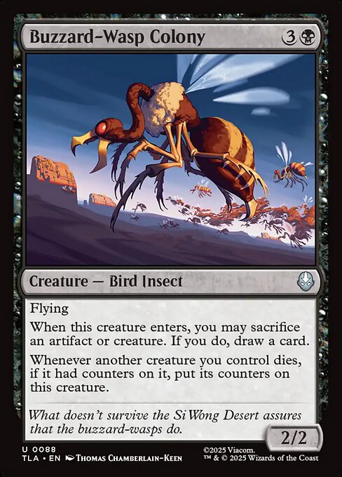 MTG Buzzard-Wasp Colony TLA 088 Regular Nonfoil