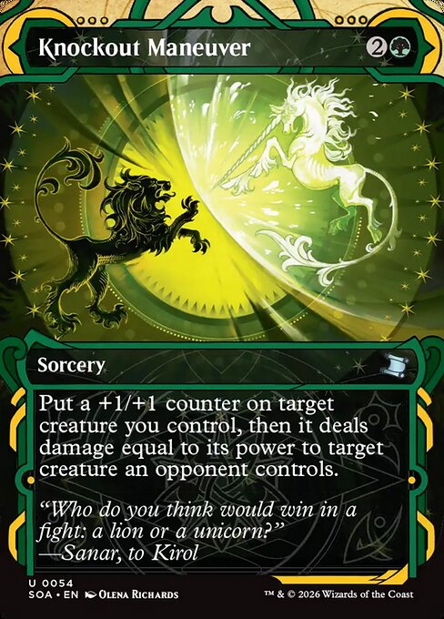 MTG Knockout Maneuver SOA 054 Mystical Archive Nonfoil