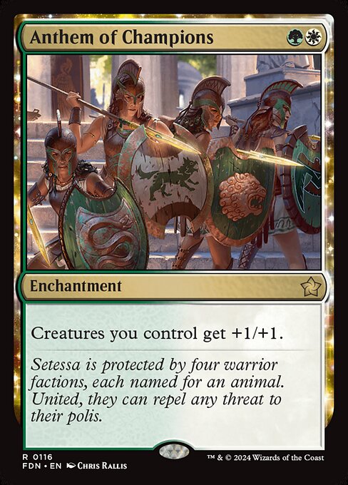 MTG Anthem of Champions FDN 116 Regular Foil