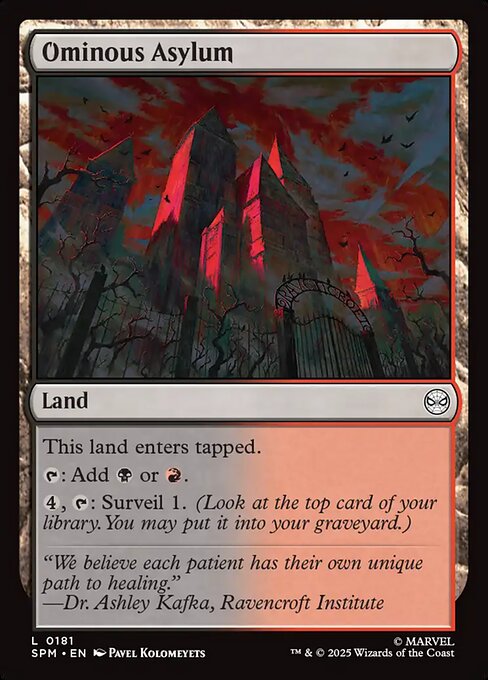 MTG Ominous Asylum SPM 181 Regular Foil