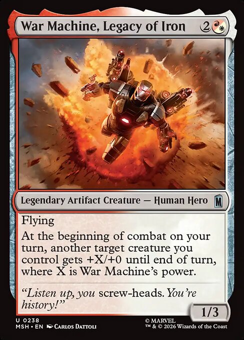 MTG War Machine, Legacy of Iron MSH 238 Regular Foil