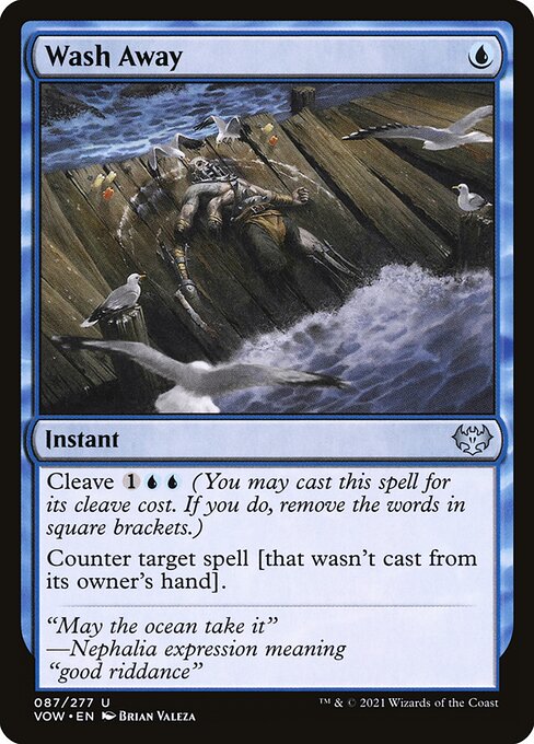 MTG Wash Away VOW 087 Standard Foil front