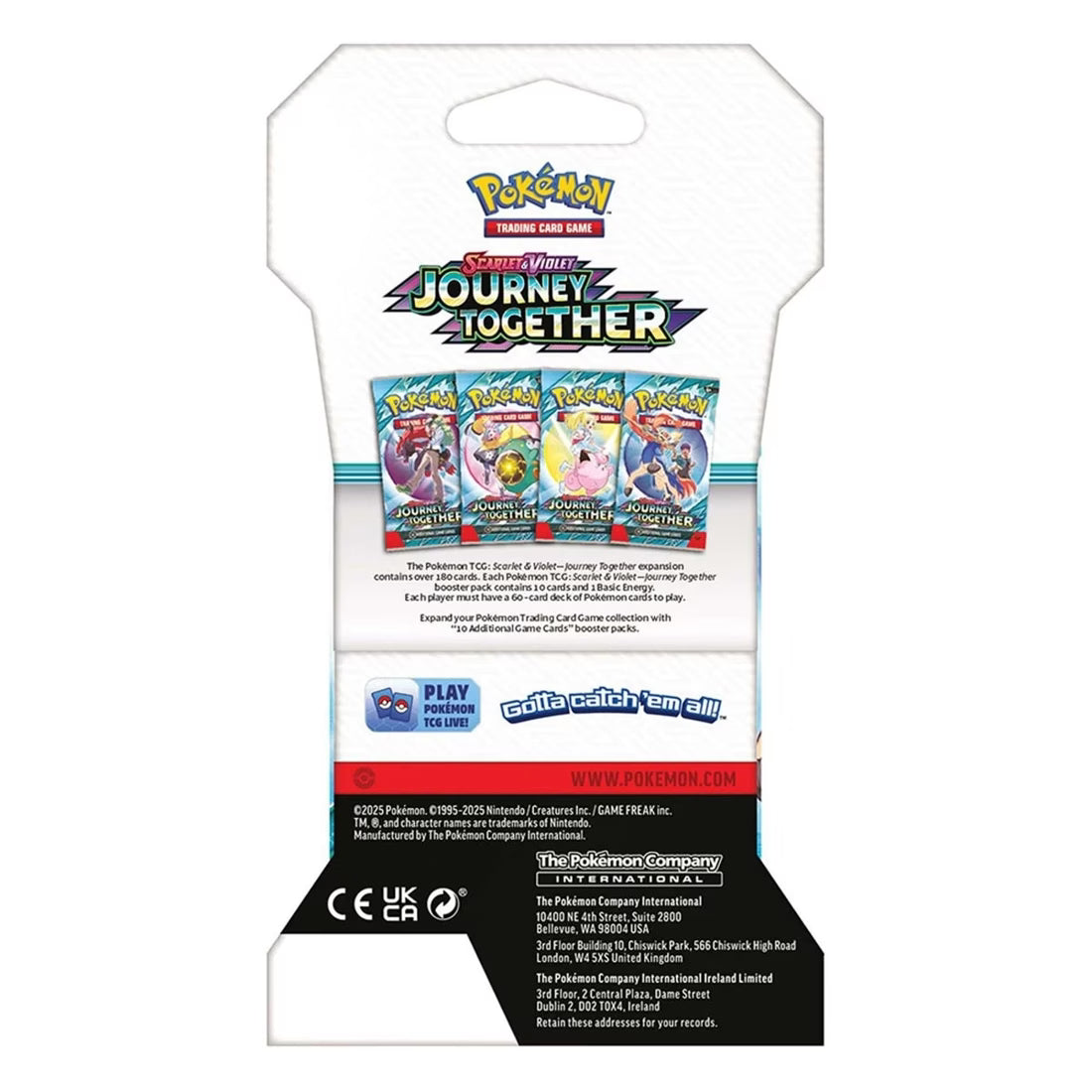 Pokemon TCG Scarlet & Violet Journey Together Blister Booster Pack