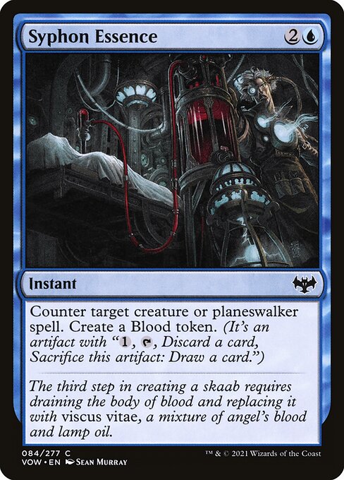 MTG Syphon Essence VOW 084 Standard Nonfoil front
