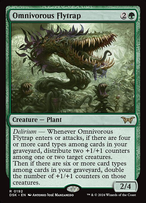 MTG Omnivorous Flytrap DSK 192 Regular Foil