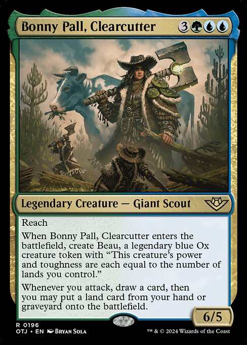 MTG Bonny Pall, Clearcutter OTJ 196 Regular Foil