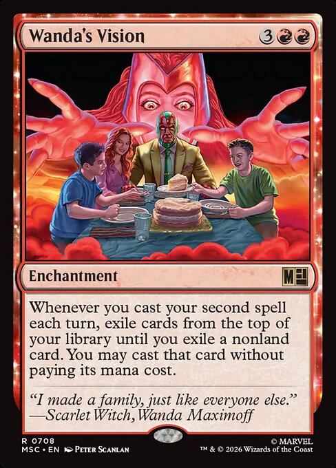 MTG Wanda's Vision MSC 708 Regular Nonfoil