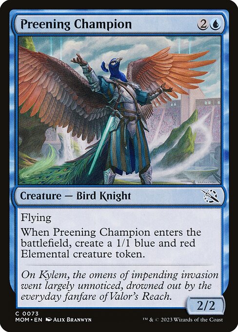 MTG Preening Champion MOM 073 Regular Nonfoil