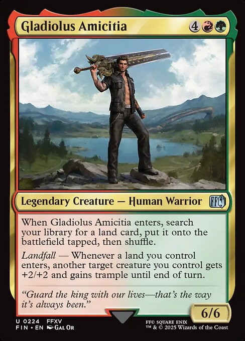 MTG Gladiolus Amicitia FIN 224 Regular Nonfoil