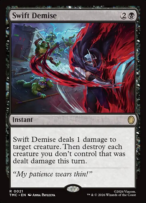 MTG Swift Demise TMC 021 Regular Surge Foil