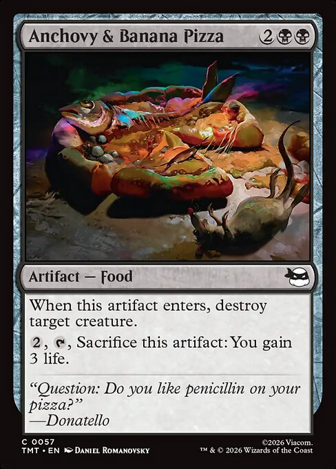 MTG Anchovy & Banana Pizza TMT 057 Regular Nonfoil