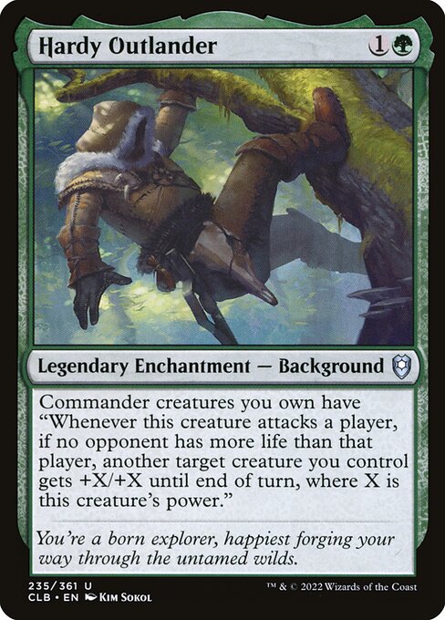 MTG Hardy Outlander CLB 235 Regular Foil