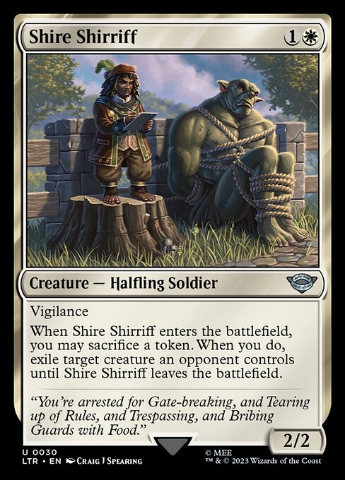 MTG Shire Shirriff LTR 030 Regular Foil