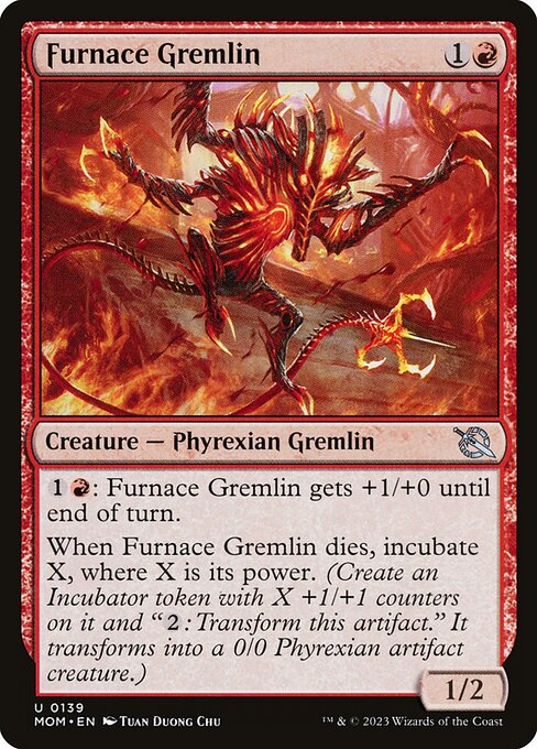 MTG Furnace Gremlin MOM 139 Regular Nonfoil