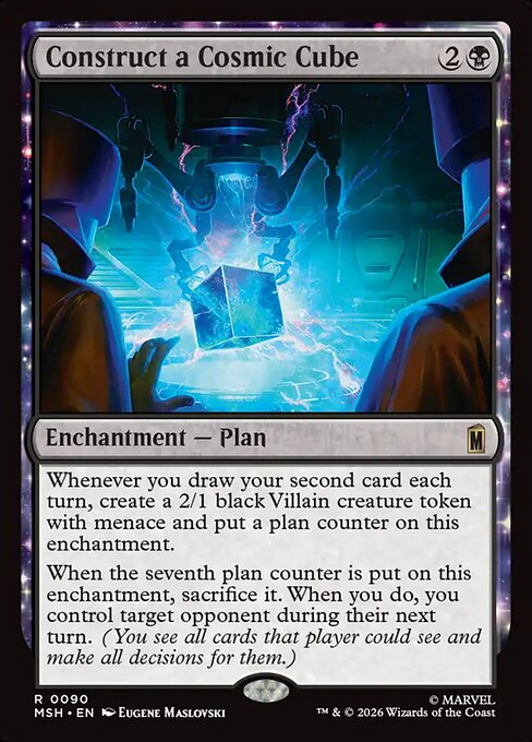 MTG Construct a Cosmic Cube MSH 090 Regular Nonfoil