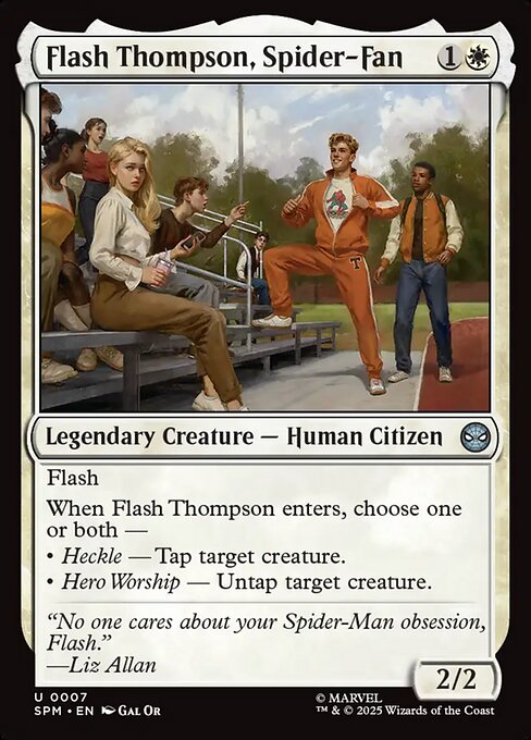 MTG Flash Thompson, Spider-Fan SPM 007 Regular Nonfoil